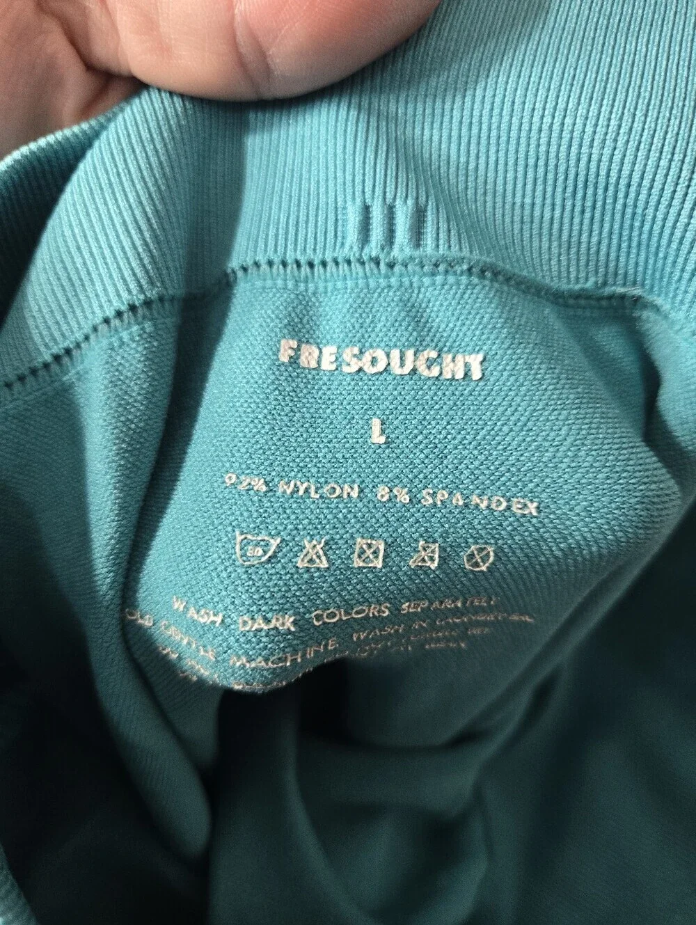 Fresought Women Sports Leggings Sz Large Ombre Blue